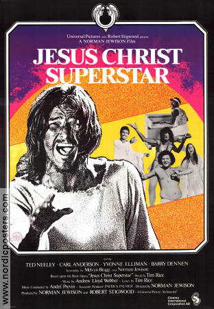 Jesus Christ Superstar 1973 poster Ted Neely Norman Jewison