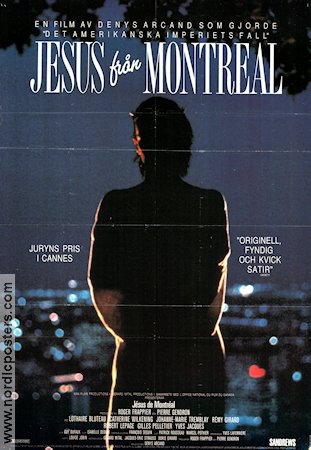 Jesus de Montreal 1989 movie poster Lothaire Bluteau Catherine Wilkening Johanne-Marie Tremblay Denys Arcand Country: Canada