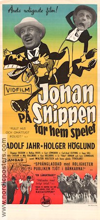 Johan på Snippen tar hem spelet 1957 poster Adolf Jahr Bengt Järrel