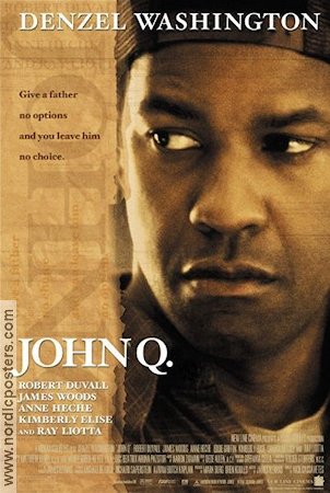 John Q 2002 movie poster Denzel Washington