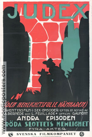 Judex 1916 poster René Cresté Louis Feuillade