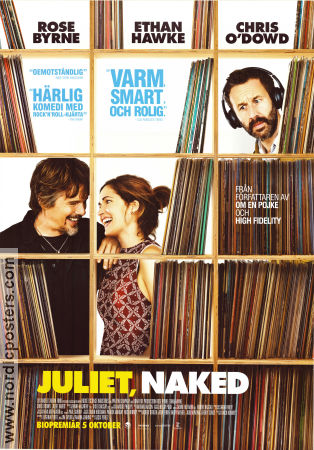 Juliet Naked 2018 movie poster Chris O´Dowd Rose Byrne Ethan Hawke Jesse Peretz