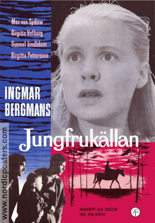 Virgin Spring 1959 poster Birgitta Valberg Ingmar Bergman