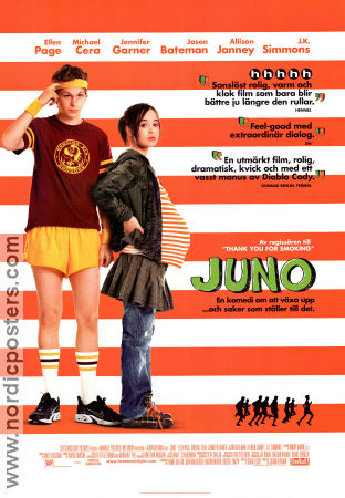 Juno 2007 movie poster Ellen Page Michael Cera Jennifer Garner Jason Reitman Kids