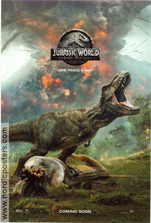 Jurassic World: Fallen Kingdom 2018 movie poster Chris Pratt Bryce Dallas Howard Rafe Spall JA Bayona
