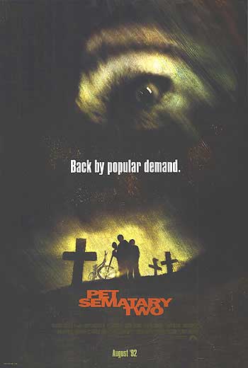 Pet Sematary 2 1992 movie poster Edward Furlong