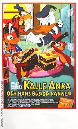 Kalle Anka och hans busiga vänner 1985 movie poster Kalle Anka