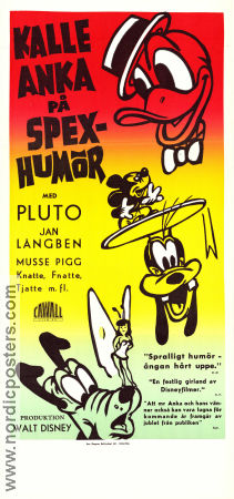 Kalle Anka på spexhumör 1958 movie poster Kalle Anka Donald Duck
