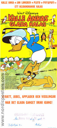 Kalle Ankas glada kalas 1976 movie poster Kalle Anka Golf