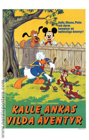 Donald Duck´s Fun Festival 1984 movie poster Kalle Anka