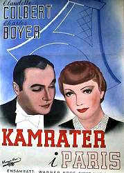 Tovarich 1938 movie poster Claudette Colbert Charles Boyer