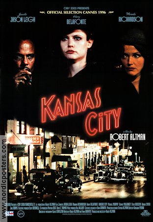 Kansas City 1996 poster Jennifer Jason Leigh Robert Altman
