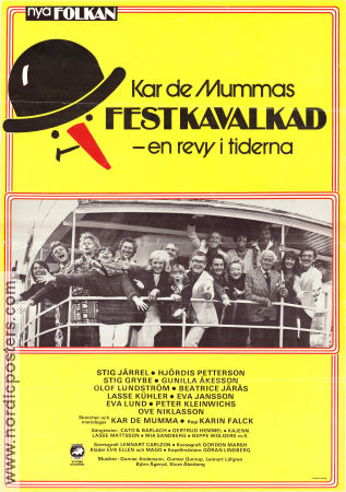 Kar de Mummas festkavalkad 1978 poster Stig Järrel Hjördis Pettersson Stig Grybe Karin Falck Find more: Nya Folkan