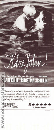 Dear John 1964 movie poster Jarl Kulle Christina Schollin Helena Nilsson Lars-Magnus Lindgren Beach