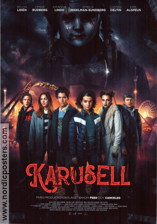 Carousel 2023 movie poster Wilma Lidén Omar Rudberg Amanda Lindh Simon Sandquist