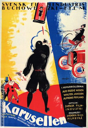 Karusellen 1923 poster Aud Egede Nissen