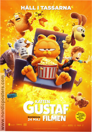 The Garfield Movie 2024 movie poster Chris Pratt Mark Dindal Animation Cats