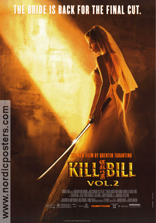 Kill Bill vol 2 2004 poster Uma Thurman Quentin Tarantino