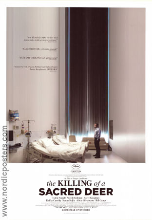The Killing of a Sacred Deer 2017 movie poster Barry G Bernson Herb Caillouet Bill Camp Yorgos Lanthimos