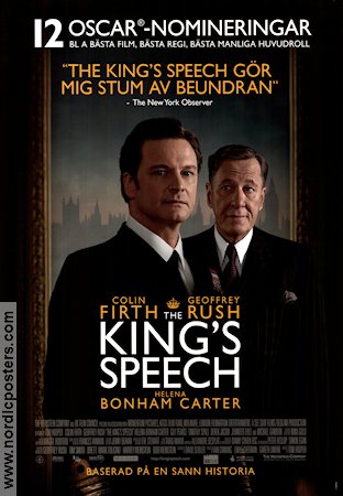 The King´s Speech 2010 poster Colin Firth Tom Hooper