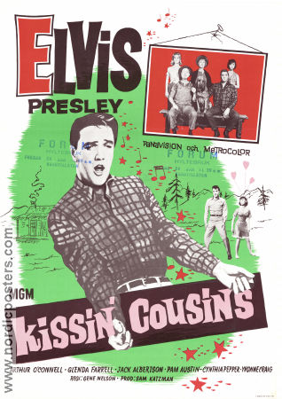 Kissin Cousins 1964 poster Elvis Presley Gene Nelson