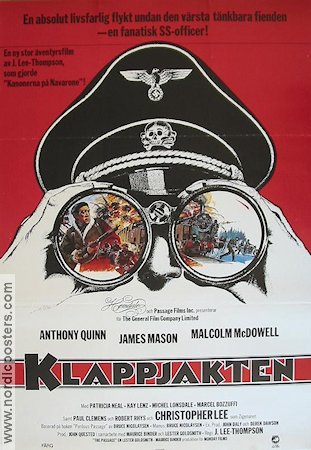 The Passage 1979 movie poster Anthony Quinn James Mason Malcolm McDowell J Lee Thompson Find more: Nazi