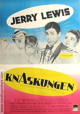 Cinderfella 1961 movie poster Jerry Lewis Ed Wynn