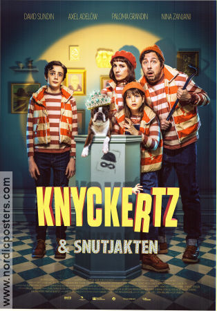 Knyckertz och snutjakten 2023 movie poster Axel Adelöw Paloma Grandin Nina Zanjani Leif Lindblom Police and thieves