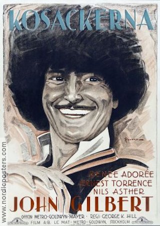 The Cossacks 1928 movie poster John Gilbert