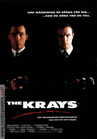 The Krays 1990 movie poster Billie Whitelaw Tom Bell Gary Kemp Peter Medak Mafia