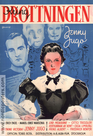Mädchenjahre einer Königin 1936 poster Jenny Jugo Erich Engel