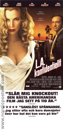 L A Confidential 1997 poster Kevin Spacey Curtis Hanson