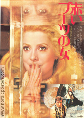 La femme aux bottes rouges 1974 movie poster Catherine Deneuve Fernando Rey Adalberto Maria Merli Juan Luis Bunuel