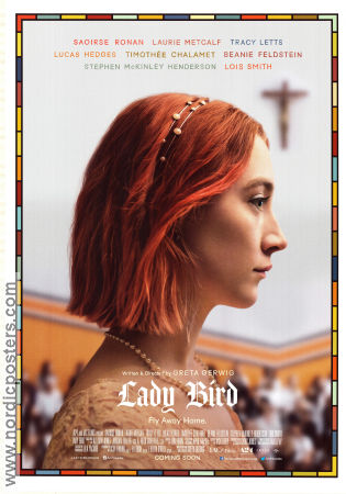 Lady Bird 2017 movie poster Saoirse Ronan Laurie Metcalf Tracy Letts Greta Gerwig