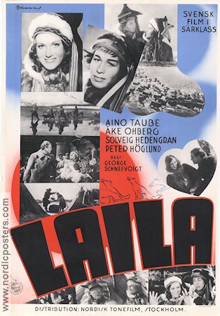Laila 1937 movie poster Aino Taube