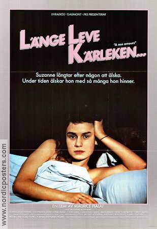 A nos amours 1983 poster Sandrine Bonnaire Maurice Pialat