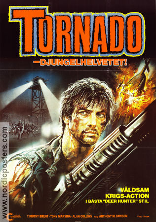 Tornado 1983 movie poster Giancarlo Prete Antonio Marsina Luciano Pigozzi Antonio Margheriti