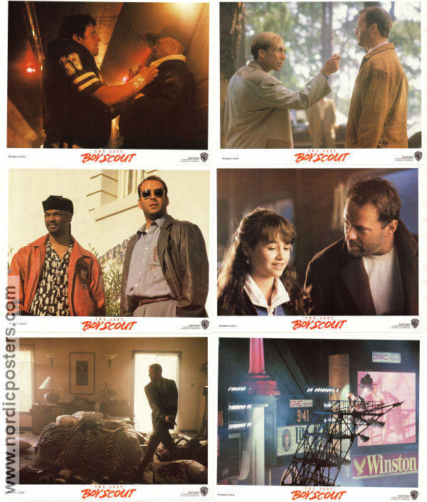 The Last Boy Scout 1991 lobby card set Bruce Willis Damon Wayans Halle Berry Tony Scott