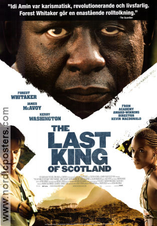 The Last King of Scotland 2006 movie poster James McAvoy Forest Whitaker Kevin Macdonald Documentaries