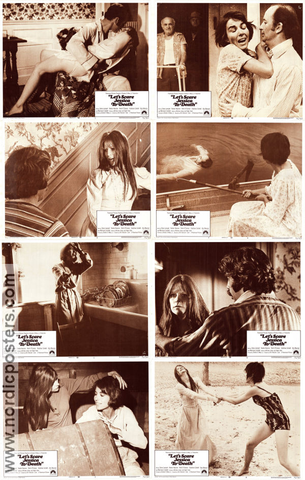 Let´s Scare Jessica to Death 1971 lobby card set Zohra Lampert Barton Heyman Kevin O´Connor John D Hancock