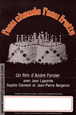L´eau chaude l´eau frette 1975 movie poster Jean Lapointe Jean Pierre Bergeron Sophie Clément André Forcier