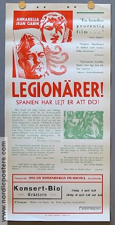 La Bandera 1936 movie poster Annabella Jean Gabin