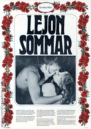 Lejonsommar 1968 movie poster Sven-Bertil Taube Essy Persson Margareta Sjödin