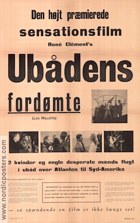 Les maudits 1947 poster Marcel Dalio René Clément