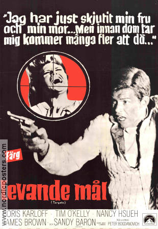 Targets 1969 poster Boris Karloff Peter Bogdanovich