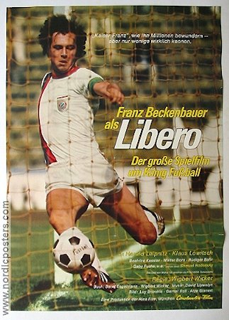 Libero 1973 movie poster Franz Beckenbauer Football soccer