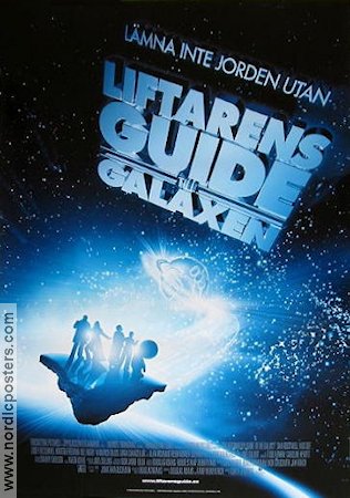 The Hitchhiker´s Guide to the Galaxy 2005 poster Sam Rockwell Garth Jennings