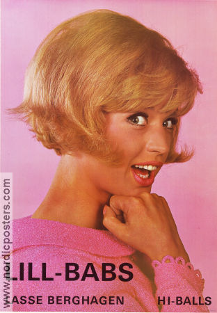 Lill-Babs 1966 poster Lill-Babs Lasse Berghagen Hi-Balls Find more: Concert posters