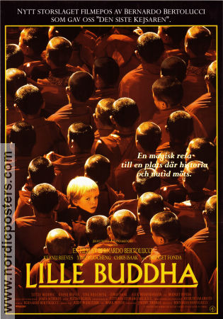 Little Buddha 1993 poster Keanu Reeves Bernardo Bertolucci