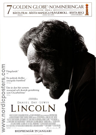 Lincoln 2012 poster Daniel Day-Lewis Steven Spielberg